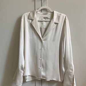 Banana Republic 100% Silk Blouse -Champagne